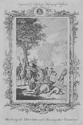 Die Ermordung der Druiden und das Verbrennen ihrer Haine, 1773
