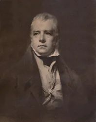 Sir Walter Scott, schottischer Romanautor und Dichter, um 1826