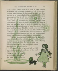 Illustration aus "Der wunderbare Zauberer von Oz" von Lyman Frank Baum