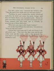 Illustration aus "Der wunderbare Zauberer von Oz" von Lyman Frank Baum