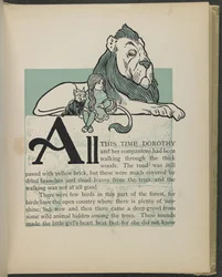 Illustration aus "Der wunderbare Zauberer von Oz" von Lyman Frank Baum