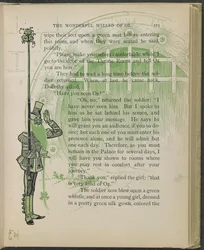 Illustration aus "Der wunderbare Zauberer von Oz" von Lyman Frank Baum