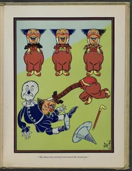 Illustration aus "Der wunderbare Zauberer von Oz" von Lyman Frank Baum