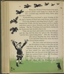 Illustration aus "Der wunderbare Zauberer von Oz" von Lyman Frank Baum
