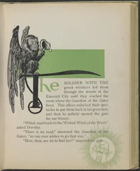 Illustration aus "Der wunderbare Zauberer von Oz" von Lyman Frank Baum