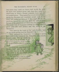 Illustration aus "Der wunderbare Zauberer von Oz" von Lyman Frank Baum