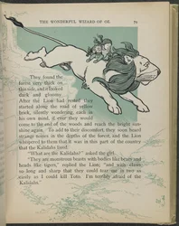 Illustration aus "Der wunderbare Zauberer von Oz" von Lyman Frank Baum