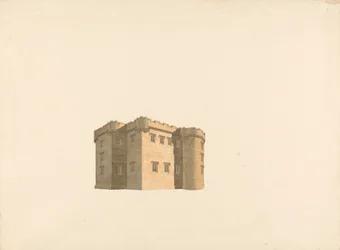 Cluny Castle, Aberdeenshire, Schottland: Perspektive