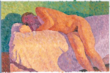 Akt mit Gesicht im Schatten, 2000