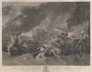 Die Schlacht bei La Hogue