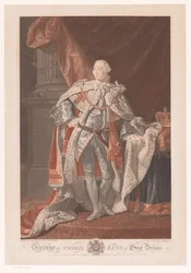 Porträt von George III. von Großbritannien
