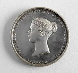 R.A.-Medaille, verliehen an George Frampton am 10.12.1884 für das beste Modell einer Figur (Metall)
