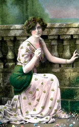 Gabrielle Ray 1883-1973, englische Schauspielerin, frühes 20. Jahrhundert