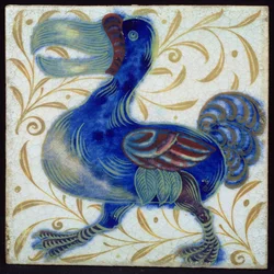 Fliese mit Vogeldesign