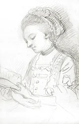 Frau beim Lesen
