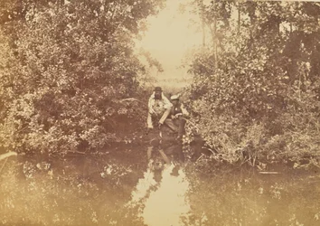 [Zwei Männer beim Angeln]