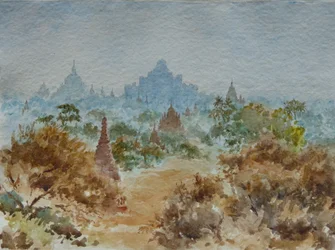 927 Bagan Sonnenaufgang