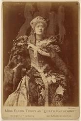 Miss Ellen Terry als "Königin Katherine"