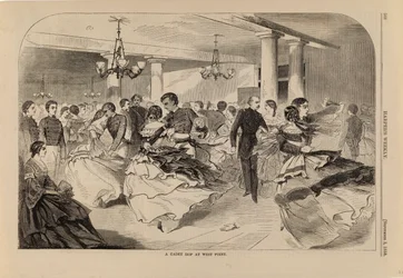 Ein Kadettenball in West Point, aus Harper