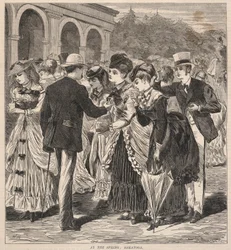 Am Frühling: Saratoga, aus Hearth and Home, 28. August 1869