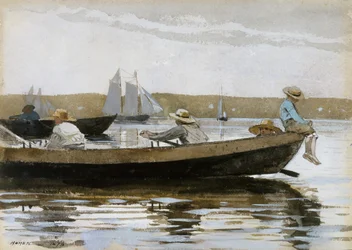Jungen in einem Dory, 1873