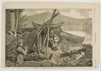 Camping in den Adirondack-Bergen