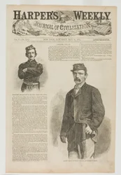 Oberst Wilson von Wilsons Brigade und Oberst Ellsworth von den Fire Zouaves