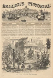 Ecke Winter-, Washington- und Summer-Straßen, Boston, aus Ballou