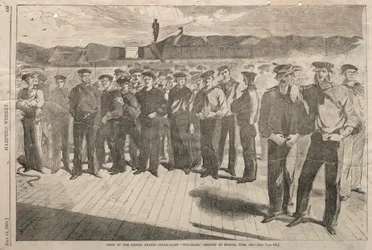 Besatzung der United States Steam-Sloop Colorado, eingeschifft in Boston, Juni 1861
