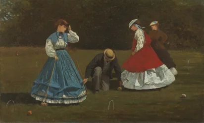 Krocket-Szene, 1866