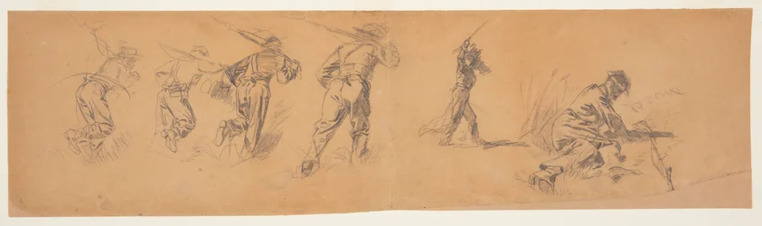 Studien von Soldaten, 1863–65