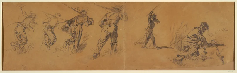 Studien von Soldaten, 1863–65