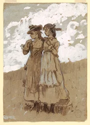 Zwei junge Mädchen, 1878–79