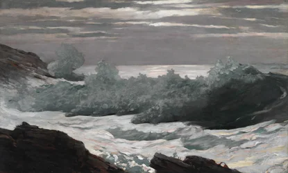 Früher Morgen nach einem Sturm auf See