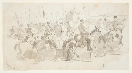 General McClellans Sechstes Kavallerieregiment, Einschiffung in Alexandria nach Old Point Comfort