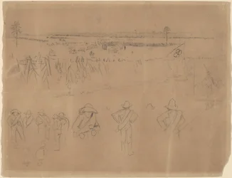 Aufstellungen und Gräben [Vorderseite], 1864