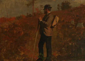 Mann mit Rucksack, 10. Oktober 1873