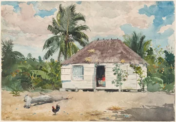 Eingeborenenhütte in Nassau