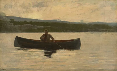 Einen Fisch fangen, 1875, in den 1890er Jahren überarbeitet