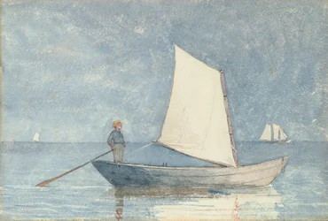 Segeln mit einem Dory, 1880