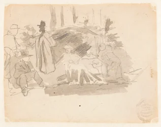 Soldaten beim Campen
