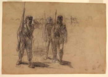 Soldaten beim Üben