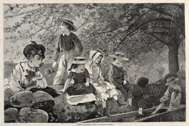 Frühlingsblüten, 1870