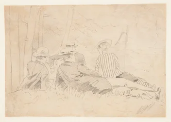 Studie für "Die Angelgesellschaft"