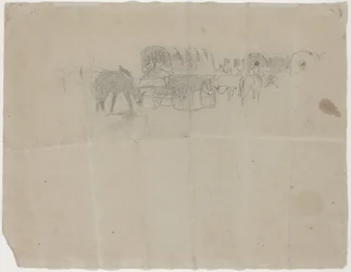 Versorgungstransport und Maultiere (verso)