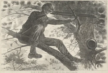 Die Armee des Potomac--Ein Scharfschütze auf Wache, 15. November 1862