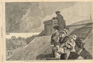 Die Schlacht von Bunker Hill: Beobachtung der Flucht vom Copp