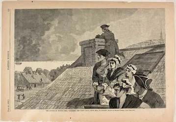 Die Schlacht von Bunker Hill – Beobachtung des Kampfes von Copp