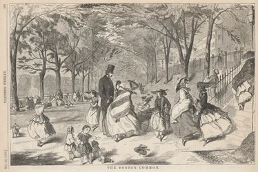 Der Boston Common, aus Harper