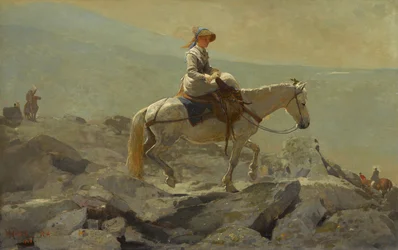 Der Reitweg, Weiße Berge, 1868